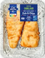 Filets de cabillaud façon Fish&Chips