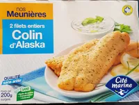 Filet de colin d Alaska meunieres