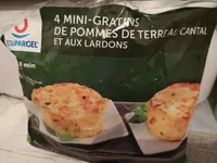 Gratins de pomme de terre au cantal et aux lardons