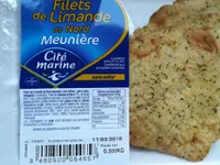 Filets de limande du Nord, meunière