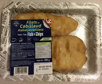 Filets de Cabillaud sans arêtes façon fish & chips