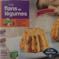 Nos Flans de Légumes Artichauts, Cèpes & Marrons