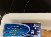Filets de colin d'Alaska panés