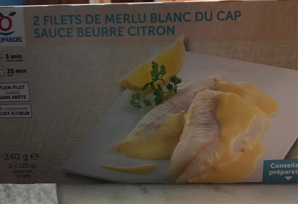 Filets de merlu blanc du cap