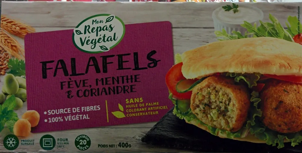 Falafels fèves, menthe & coriandre