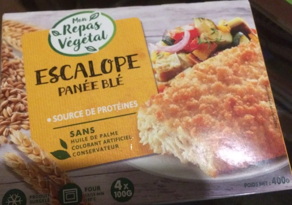 Escalope panée blé