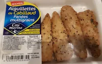 Aiguillettes de cabillaud panées multigrains