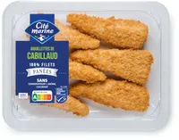 Aiguillettes de cabillaud MSC panées - 210g - Frais