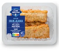 Filets de colin d'Alaska MSC meunière