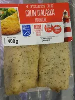 4 filets de Colin d'alaska