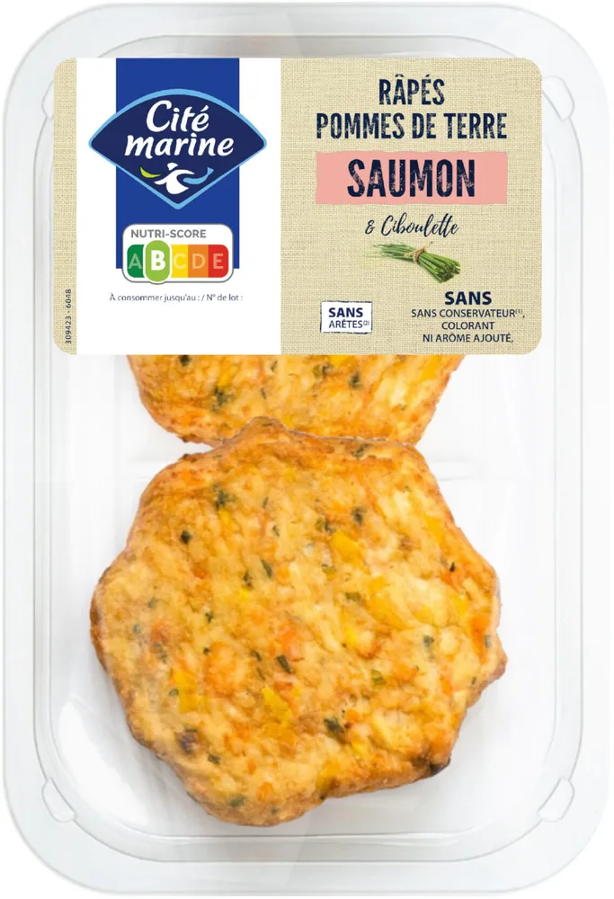 Râpés pommes de terre saumon & ciboulette - 200g - Frais