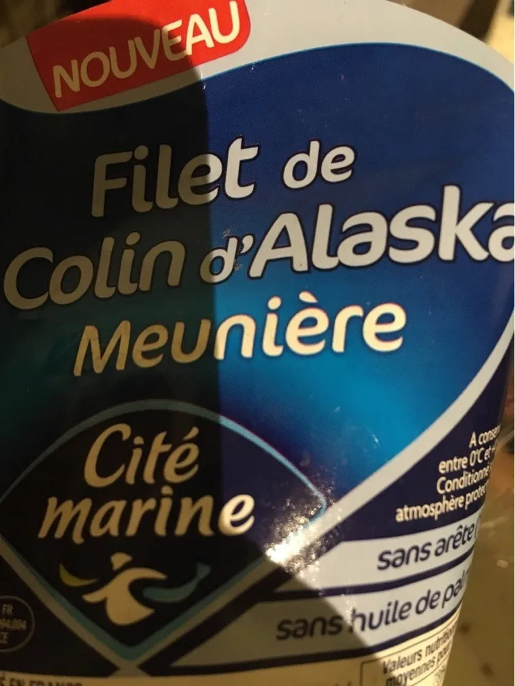 Filet de colin d'alaska meuniere