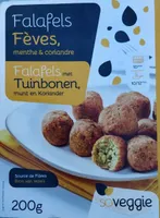 Falafels feves menthe et coriandre