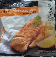 Filets de colin d'Alaska façon fish & chips
