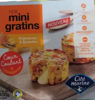Mini gratins potimarron et épeautre