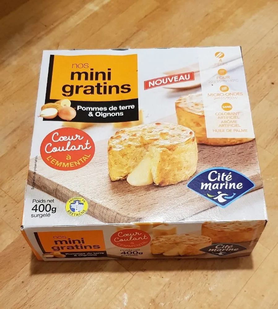 Nos mini gratins Pdt & Oignons