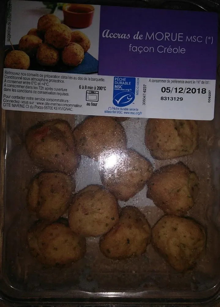 Acras de morue façon créole