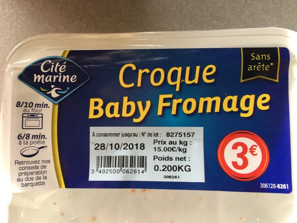 Croque baby fromage