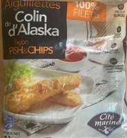 Aiguillettes de colin d'alaska façon fish and chips
