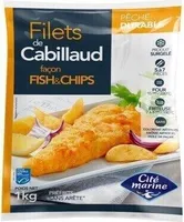 Filets de cabillaud façon fish&chips