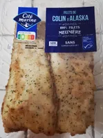 Filets de colin d'Alaska Meunière