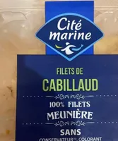Filets de cabillaud MSC meunière - 400g - Frais