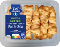 Aiguillettes de cabillaud MSC façon fish & chips - 420g - Frais