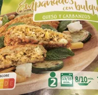 Empanados con bulgur queso y garbanzos