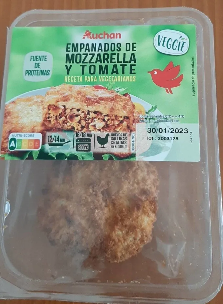 Empanados de Mozzarella y Tomate