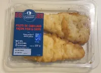 Filets cabillaud façon fish and chips