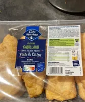 Filet de cabillaud fish and chips