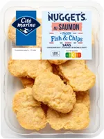 Nuggets au saumon façon fish chips - 200g - Frais