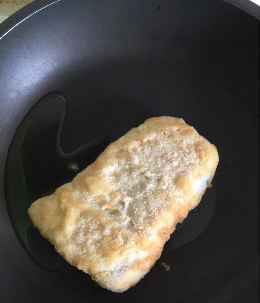 dos de cabillaud façon fish&chips préfrit