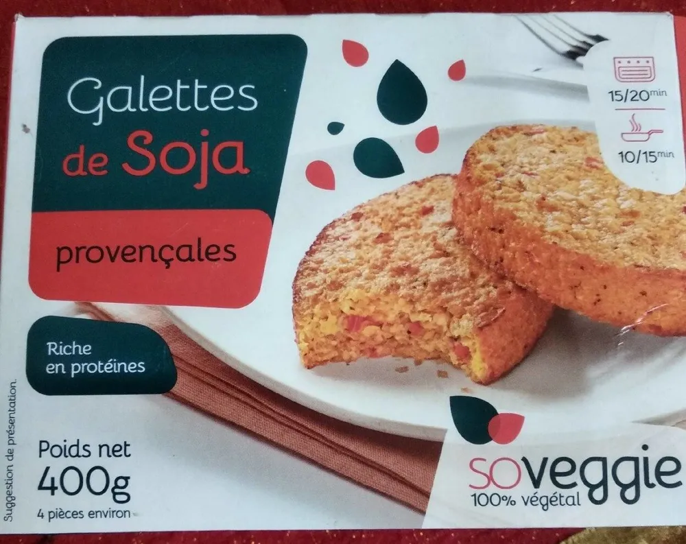 Galettes de soja provençale