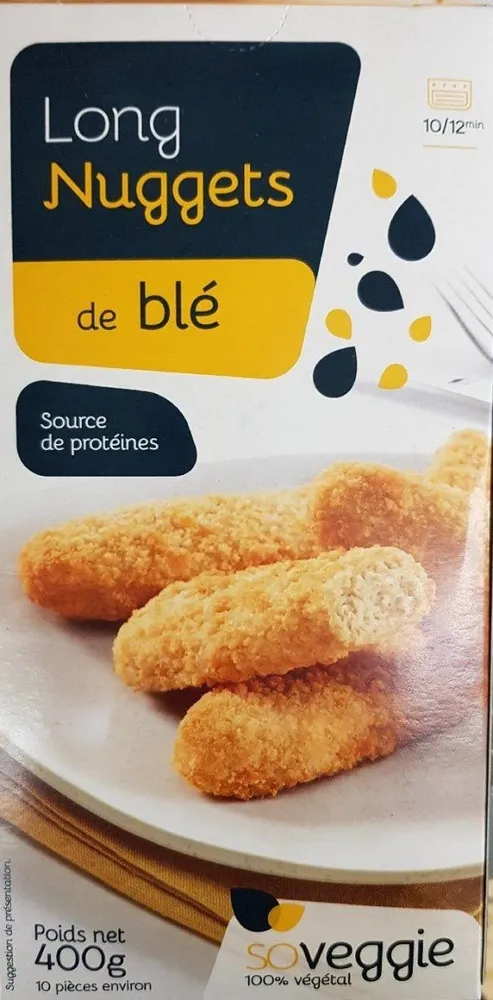 Long nuggets de blé