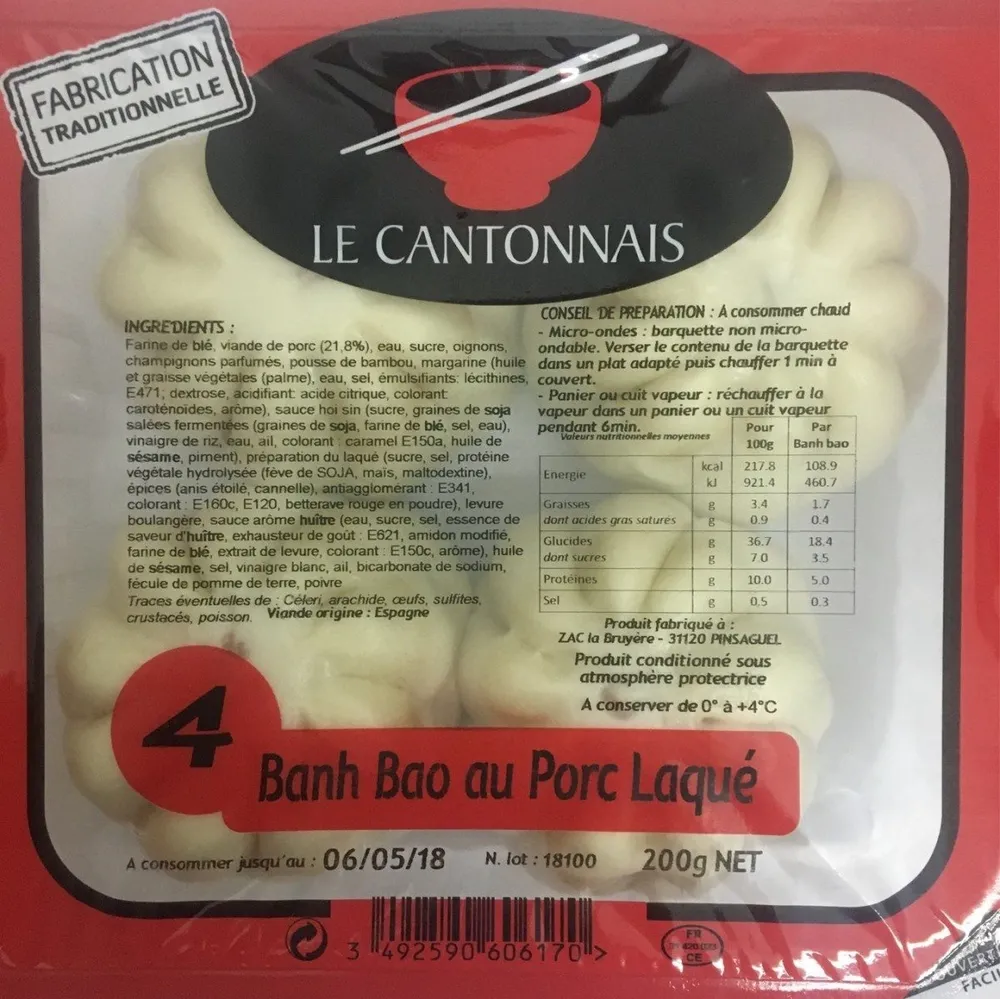 Banh Bao au Porc Laqué