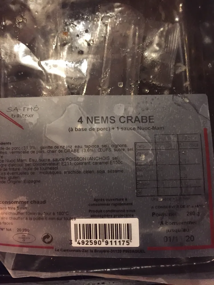 Nems au Crabe SA-THO