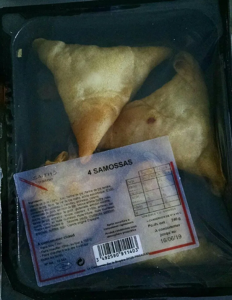4 Samossas