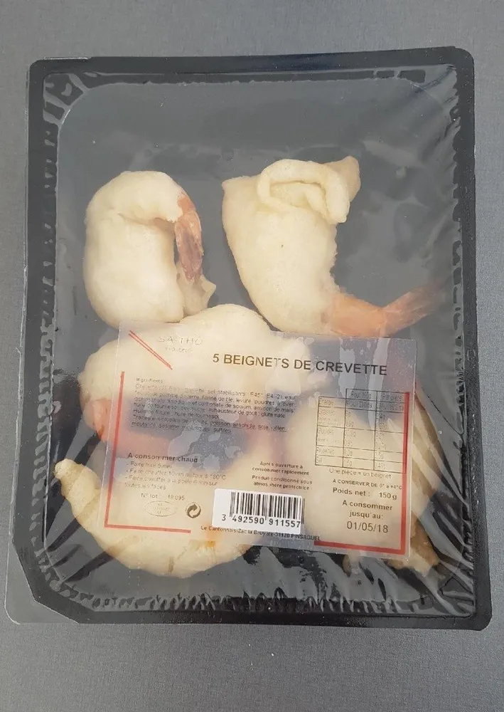5 beignets de crevette