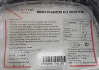 nouilles sautees aux crevettes