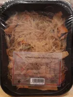 Vermicelles sautés poulet