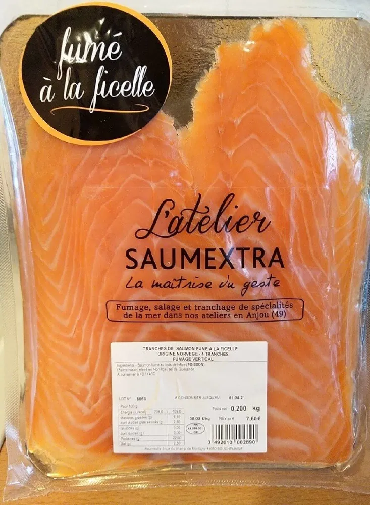 L'atelier Saumextra saumon fumé à la ficelle en Anjou
