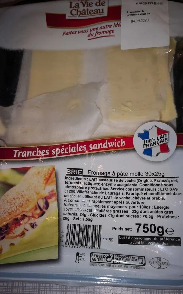 Tranches spéciales sandwich