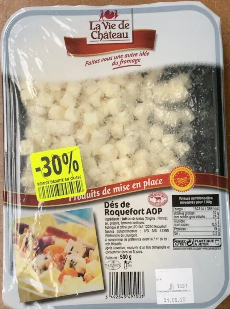 Roquefort Aop En Dés 32 %