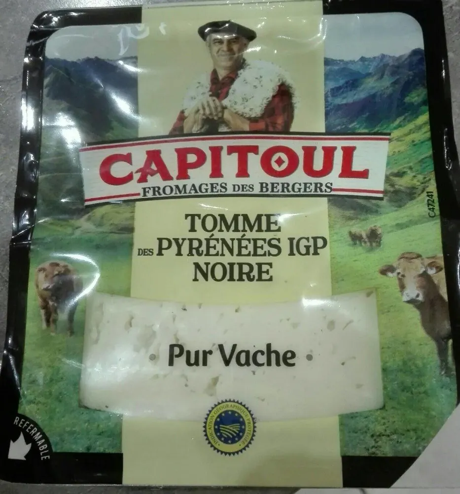 Tomme des Pyrénées IGP Noire pur vache