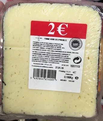 Tomme noire des Pyrénées (27% MG)