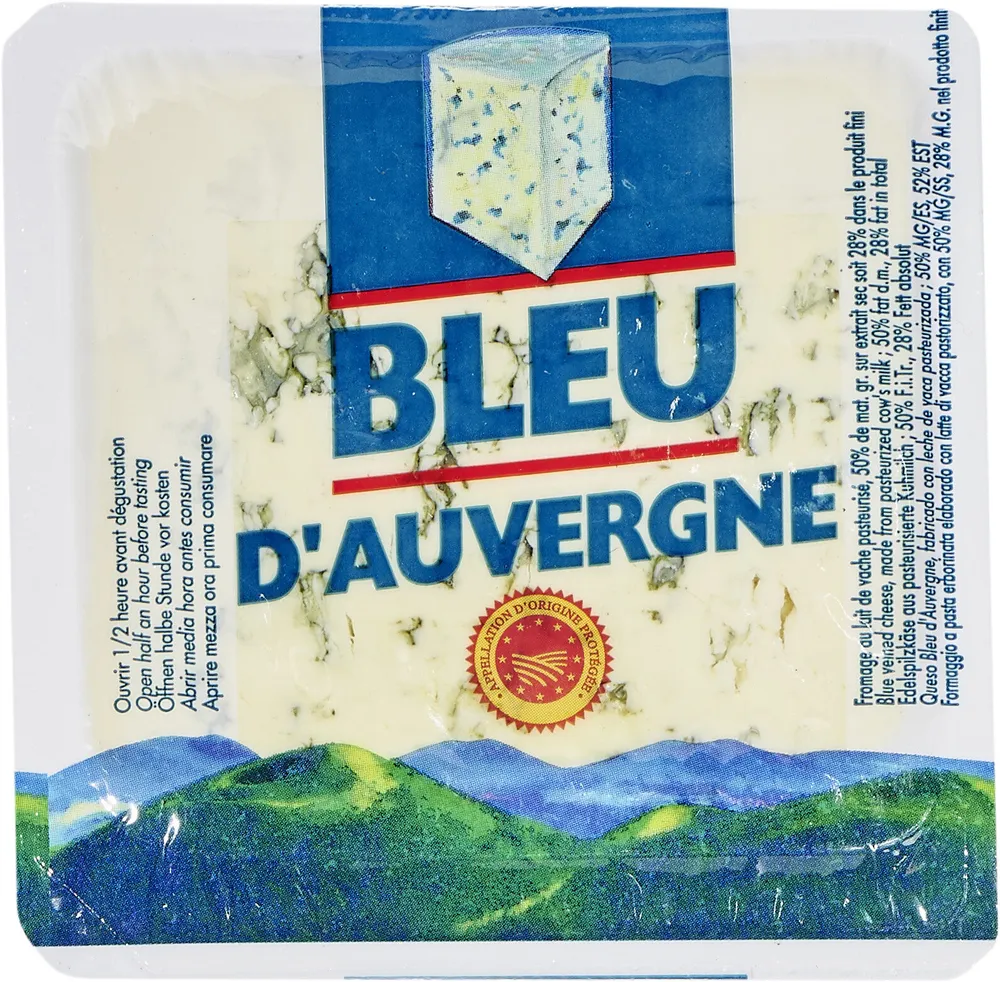 Bleu d'Auvergne au lait pasteurisé