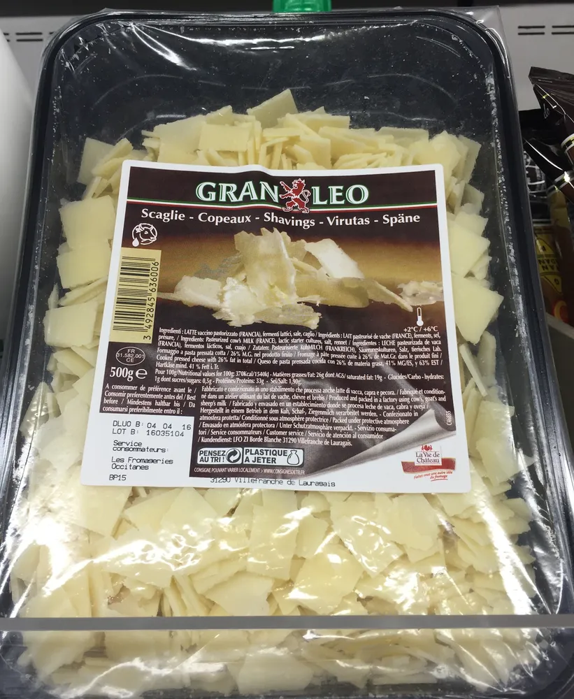 Copeaux de fromages