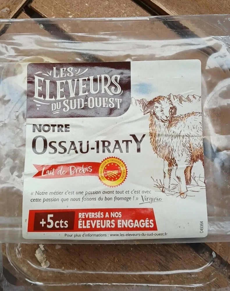 Ossau-iraty fromage au lait de brebis