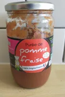 Purée de pomme fraise